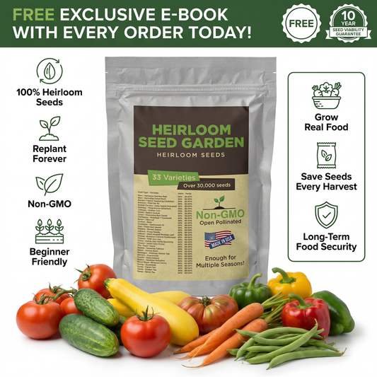 Kovy Heirloom Seed Vault Kit (35 Pack)