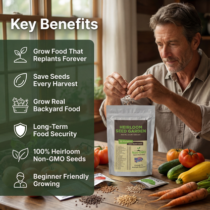 Kovy Heirloom Seed Vault Kit (35 Pack)