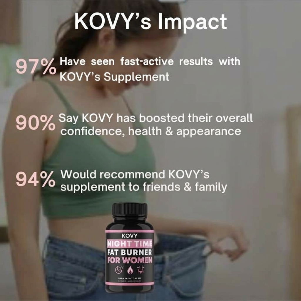 KOVY Nighttime Fat Burner for Women
