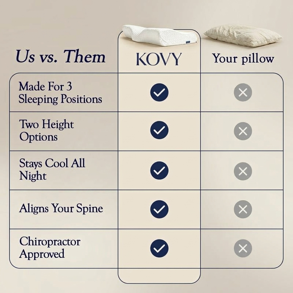 Kovy Contoured Orthopedic Pillow