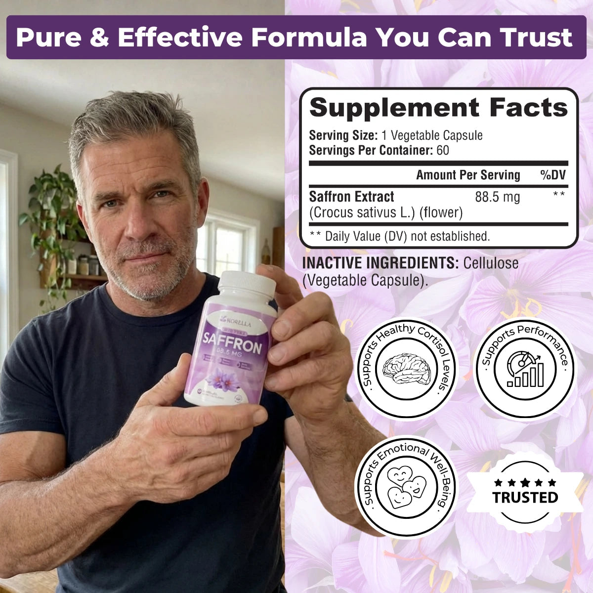 Kovy Saffron - Supplement Facts