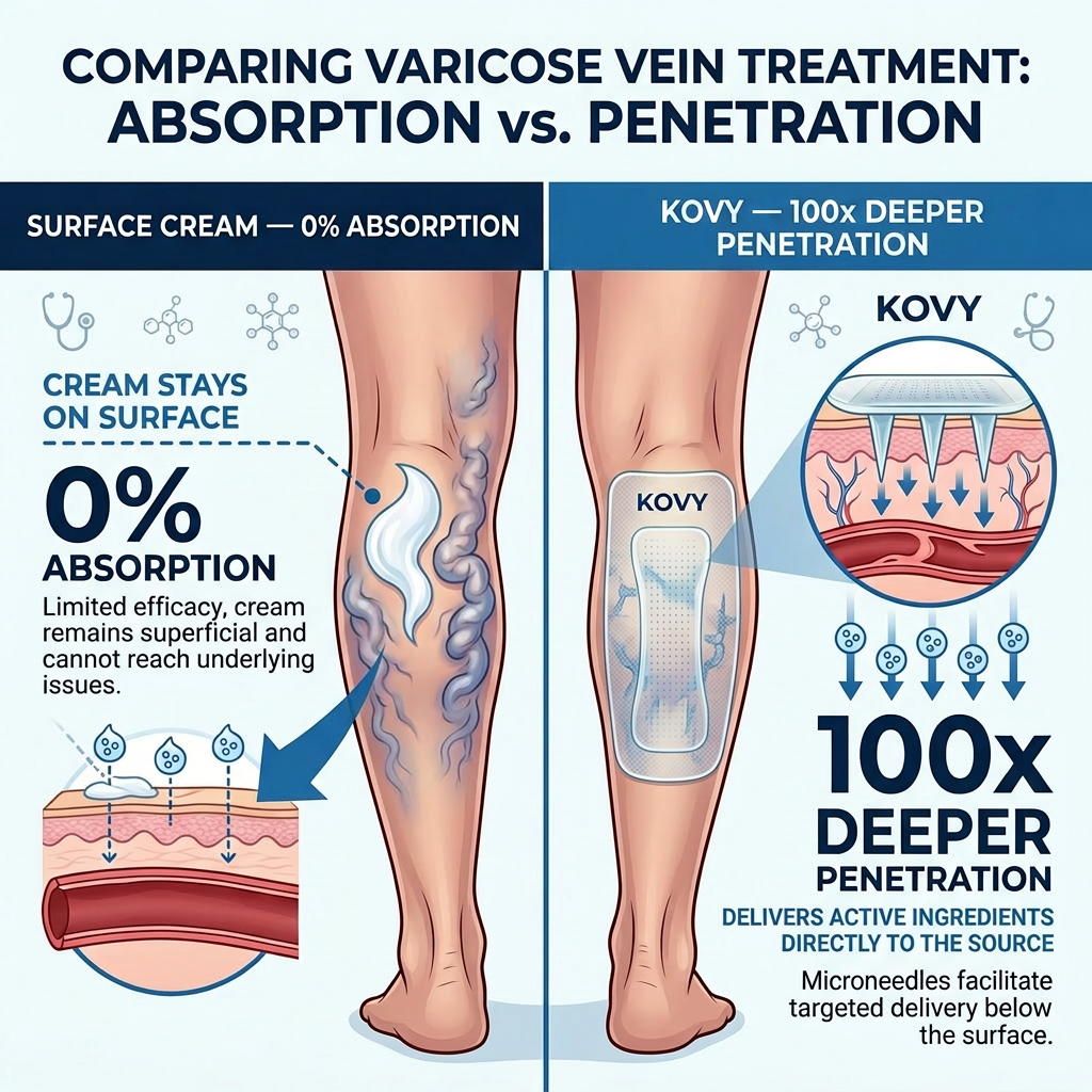 KOVY VeinPatch – Absorption Comparison Section