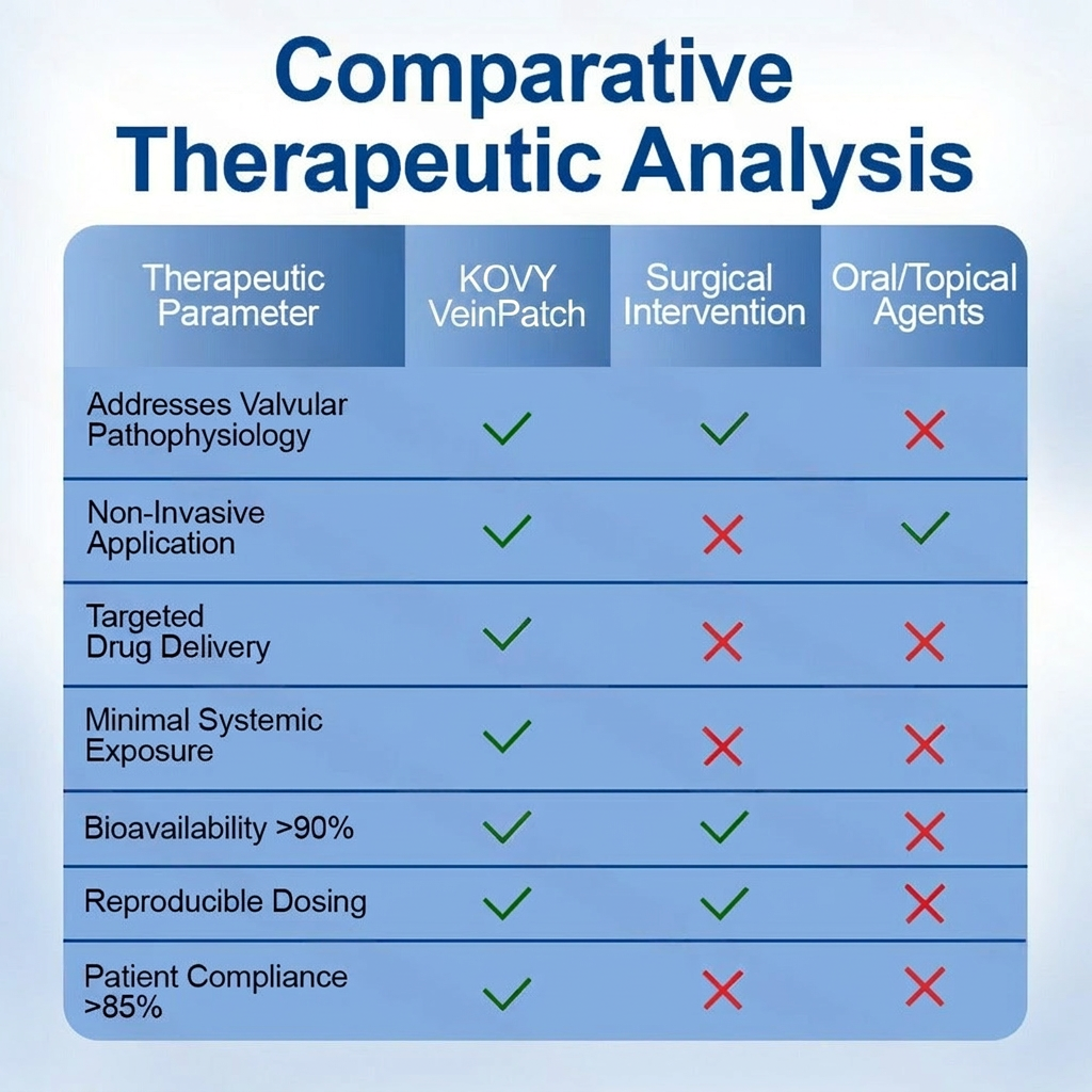 KOVY VeinPatch – Comparative Therapeutic Analysis
